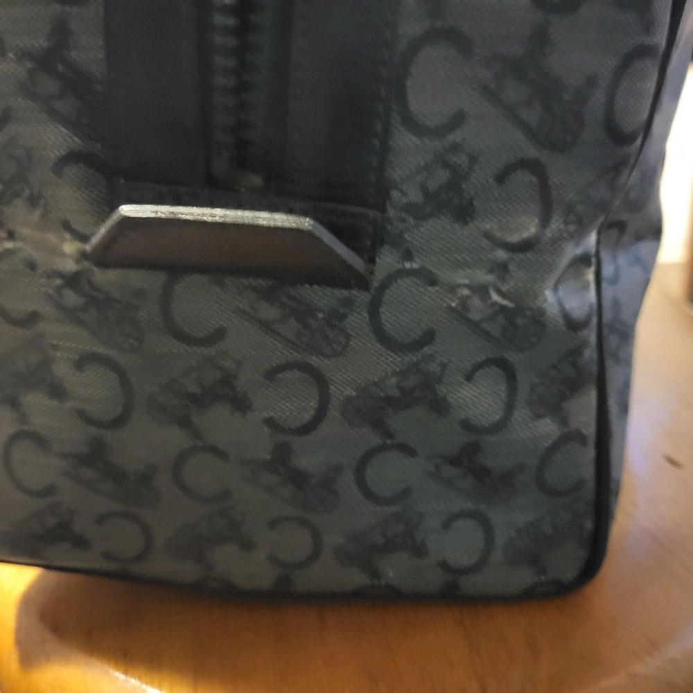 Celine Navy And Black Satchel. - Picture 7 of 8